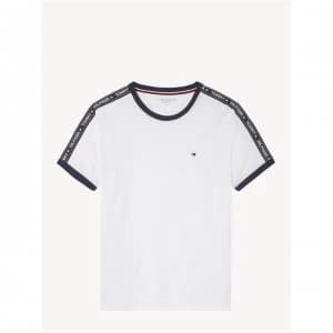 Tommy Bodywear HWK Tape T Shirt - WHITE