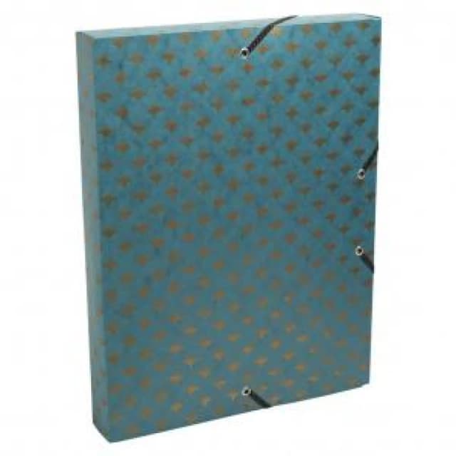 Exacompta Neo Deco Elasticated Box File A4 40mm Assorted Colours PK8 - EXR46269EX