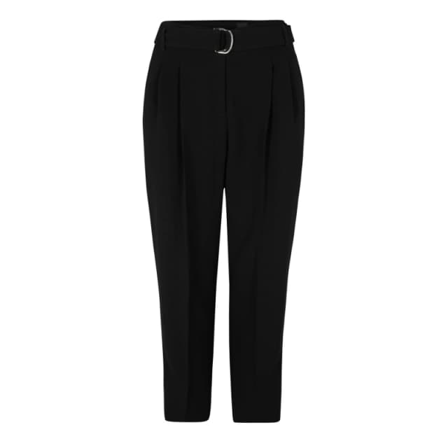 Boss Womens Tapiah Straight Trousers Black female 6 (XS)