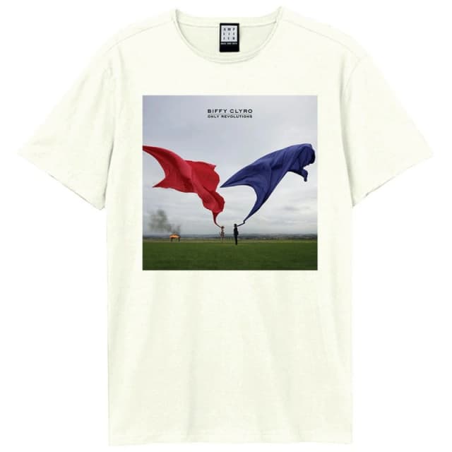 Amplified Amplified Men Only lutions Biffy Clyro T-Shirt in White Size: X-Small White XS Male 5063574024860