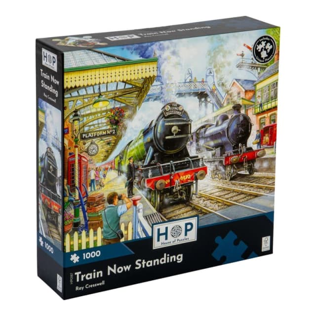 The House Of Puzzles Train Now Standing, 1000 Piece Jigsaw Puzzle Multi unisex