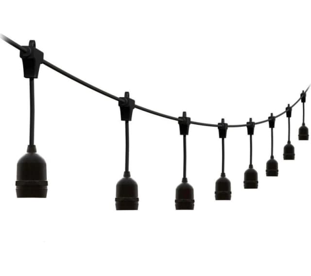 4lite Festoon Lighting E27 Lamp Holders 20m