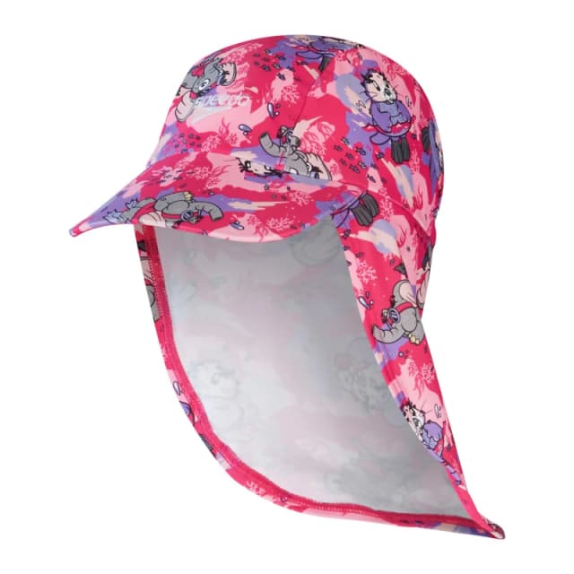 Speedo Kids Side Plate Swimming Cap Pink/Purple female L