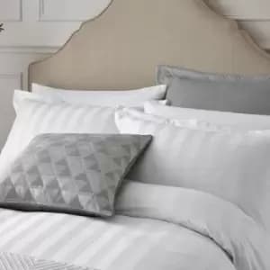 Helena Springfield Moderne Stripe Kingsize Duvet Cover Set, White