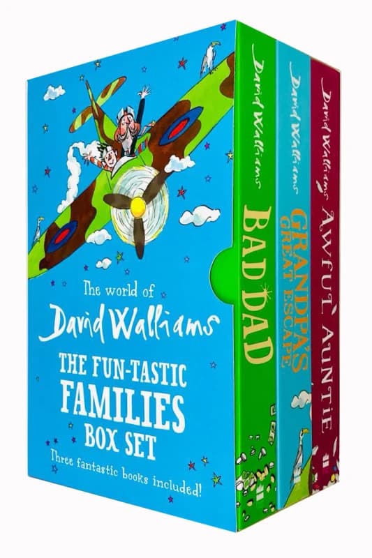 David Walliams The World of David Walliams: Fun-Tastic Families Box Set Book Multi unisex