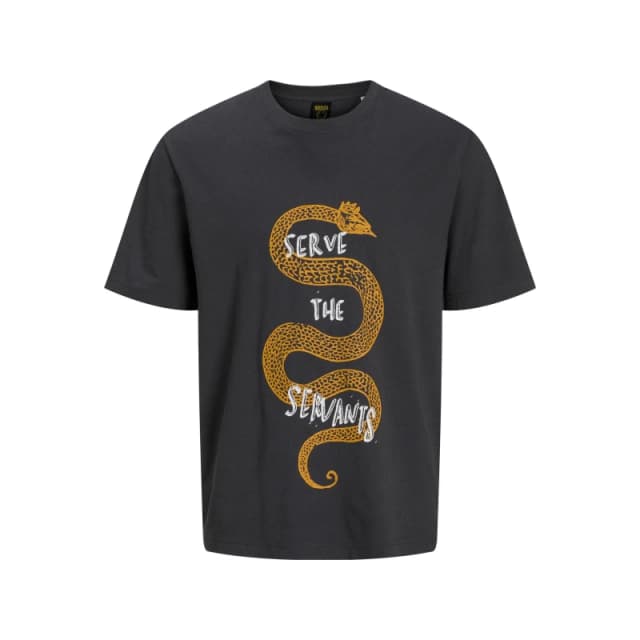 Jack and Jones Mens Nirvana Band Regular Fit T-Shirt Asphalt male M