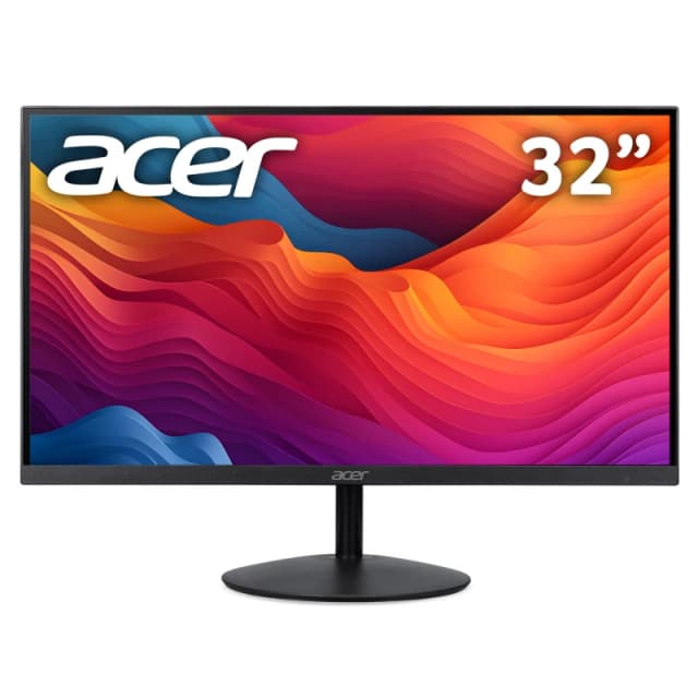 Acer 80cm 31.5" QHD ZeroFrame IPS 16:9 1ms(VRB) 300nits 2xHDMI DP MM Audio Out HDR10 FreeSync UK Black H.cable x1 UM.JS2EE.A14