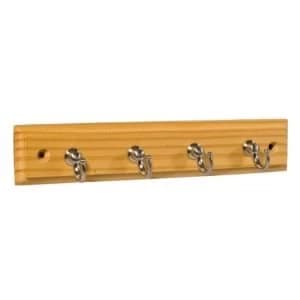 BQ Ash satin nickel effect Hook rail
