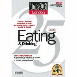 Time Out London Eating and Drinking 2008 by Editors of Time Out Paperback