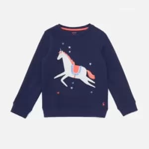 Joules Kids Artwork Sweatshirt - Horse And Star - 4 Years