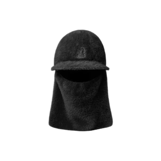 Kangol Faux fur hood Kangol Balaclava Noir Unisex TU
