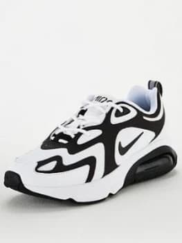 Nike Air Max 200 - Black/White/Black, Size 3, Women