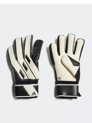 adidas Tiro League Goalkeeper Gloves, White/Black, Size 10.5, Men