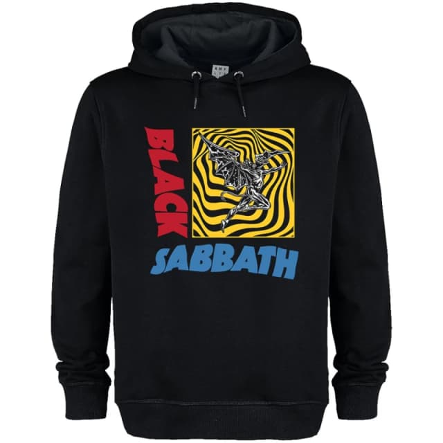 Amplified Amplified Men Henry Square Black Sabbath Hoodie Size: X-Small Black XS Male 5063693956998