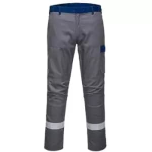 FR06GRR46 - sz 46 Bizflame Ultra Two Tone Trouser - Grey Regular - Grey - Portwest