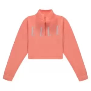 Elle quarter Zip Fleece - Orange