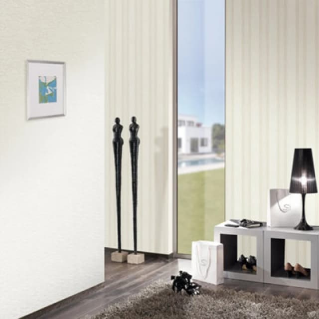 Galerie Industrial Effects Beige Traditional Stripe Wallpaper Roll