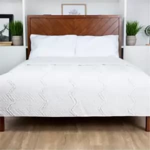 Sleepdown ZigZag Bedspread99 - Nude