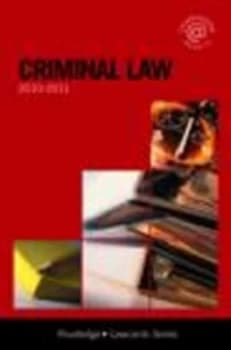 Criminal Law by Routledge Book