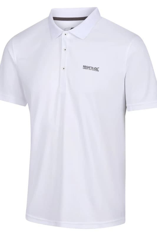 Regatta Quick-Dry 'Maverik V' Short Sleeve Polo Shirt Ivory