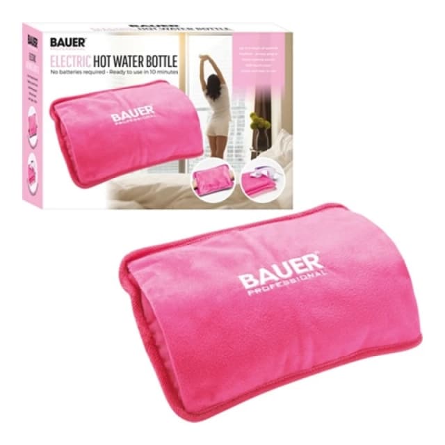 Bauer Rechargeable Electric Hot Water Bottle - Pink