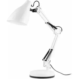 White desk lamp Gru 1 bulb