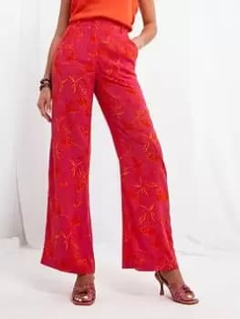 Joe Browns Joe Browns Sunset Vibes Trousers Pink, Size 12, Women
