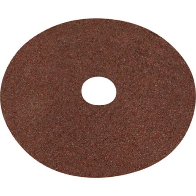 Loops 25 PACK 125mm Fibre Backed Sanding Discs - 24 Grit Aluminium Oxide Round Sheet Multi