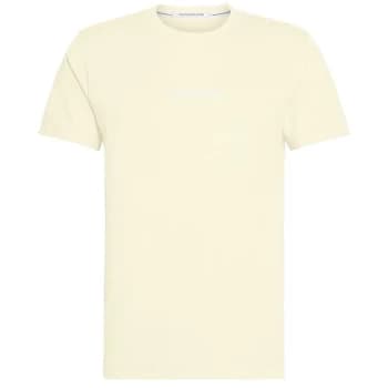 Calvin Klein Jeans Institutional Chest Logo T Shirt - Mimosa Yellow