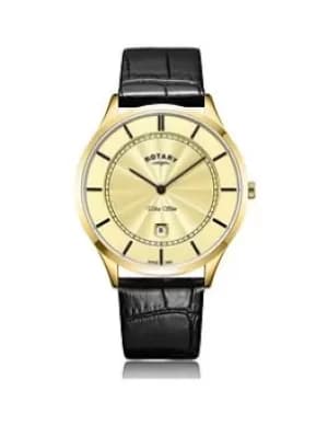 Rotary Leather Mens Watch