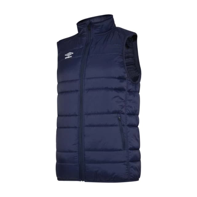Umbro Umbro Men Club Essential Gilet in Dark Navy Size: Small Dark Navy S Male 5063238218550