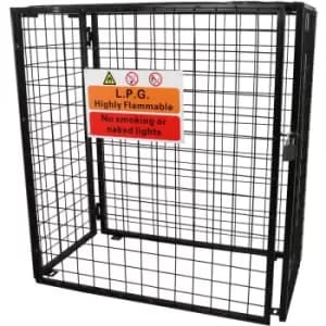 Monstershop - Gas Bottle Mesh Cage 920mm - Black
