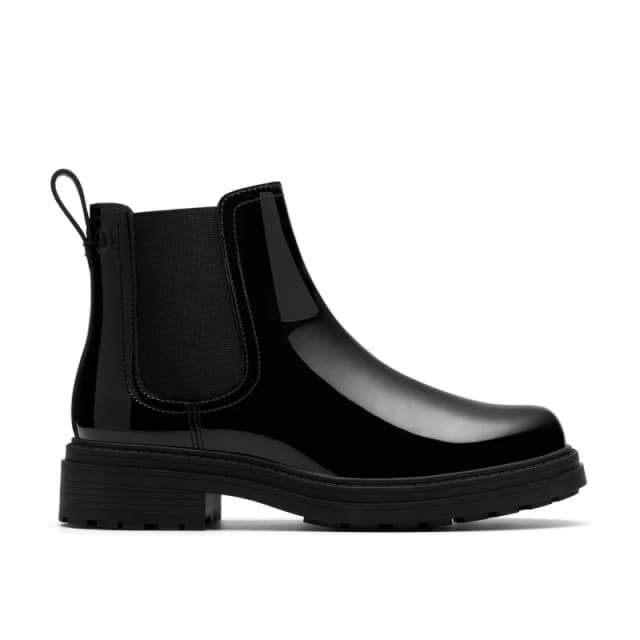 Clarks Clarks Women Orinoco 3 Lane Black Patent Chelsea Boots,Ankle Boots Size: 7-Standard Fit Black 7-Standard Fit Female 5063421643503