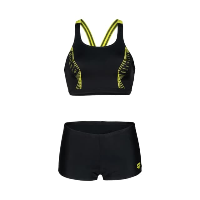 2 Piece swimsuit For Her Arena Energy Back Graphic Noir Female 42