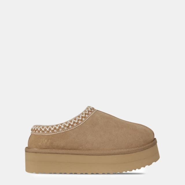 Jack Wills Platform Slip-On Snug Womens Sand female 3 (36)