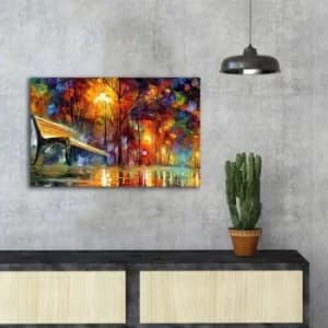 FAMOUSART-082 Multicolor Decorative Canvas Painting