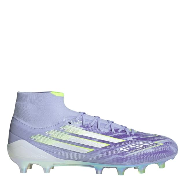 adidas F50 Sparkfusion Elite Womens Firm Ground Boots Purple/Lemon female 5 (38)