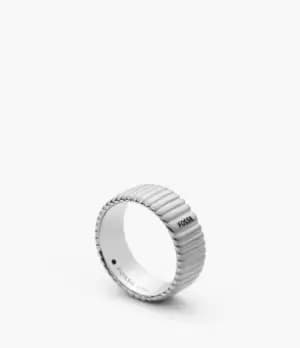 Fossil Men Vintage Heritage Stainless Steel Band Ring