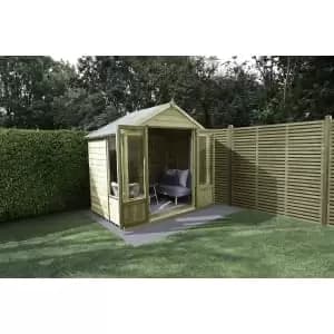 Forest Garden Oakley 7 x 5ft Overlap Apex Summerhouse with Assembly