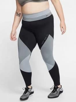 Nike The One Colourblock Legging (Curve) - Grey