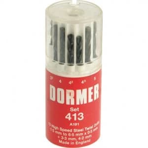 Dormer A191-413 13 Piece HSS Jobber Drill Bit Set