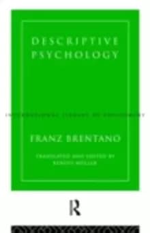 Descriptive Psychology