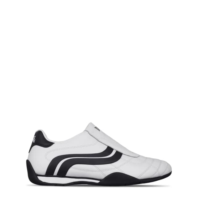 Lonsdale Camden Slip Trainers Mens White/Navy male 7 (41)