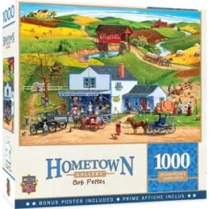 Masterpieces Puzzle Hometown Gallery McGiveny's Country Store Puzzle 1000 piece jigsaw puzzle