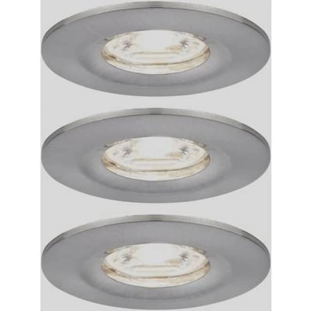 Paulmann Paulmann 94301 EBL Nova mini Coin LED recessed light 3 Piece set 4 W Iron 94301