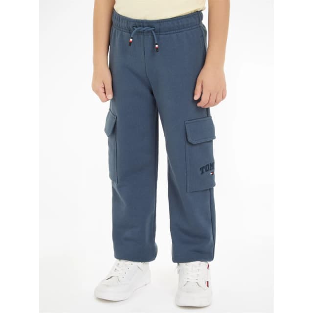 TOMMY HILFIGER Tommy Cargo Swt Pnt Jn43 Closed Hem Fleece Jogging Bottoms 4Y Blue 48172418135