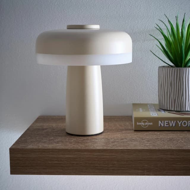 K Living Lyon Rechargeable LED Table Lamp In 7 Colours With 3 Step Dimming