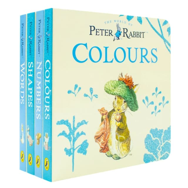 Peter Rabbit My First Little Library Board Books Box Set (Words, Shapes, Numbers & Colours) Beatrix Potter
