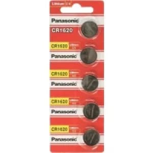 Panasonic CR1620 3V Lithium Coin Batteries