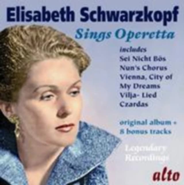 Elisabeth Schwarzkopf Sings Operetta CD / Album